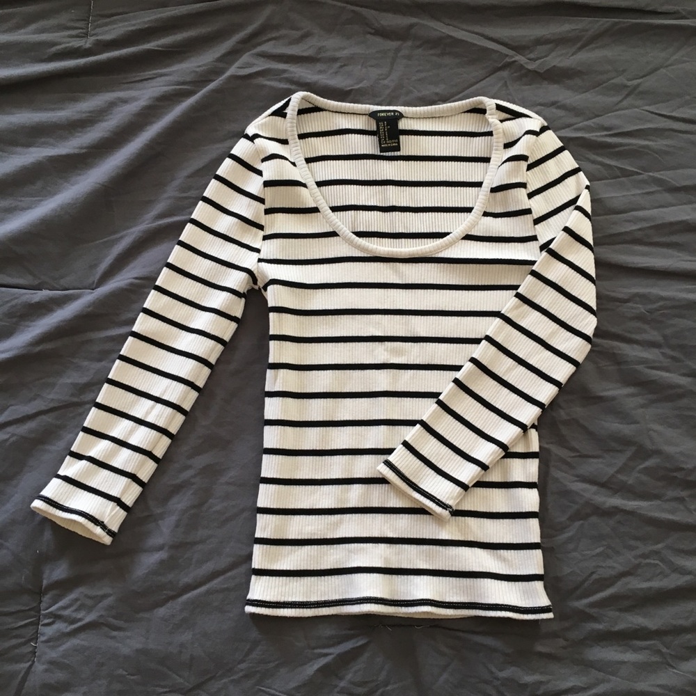 Striped Forever21 top